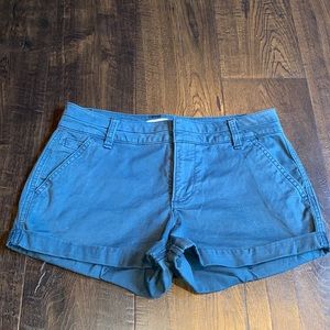 Abercrombie & Fitch low-rise blue shorts!